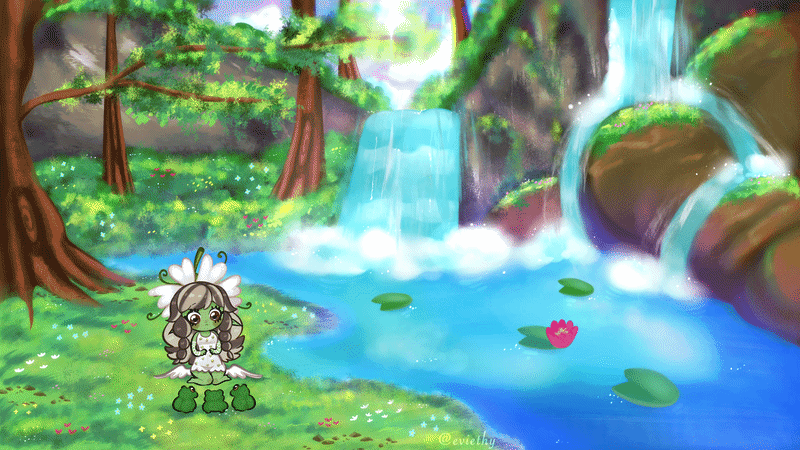 wallpaper engine drawing gift for my friend