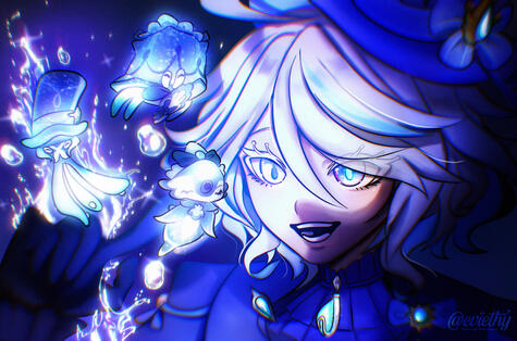 Furina Genshin Impact Fanart